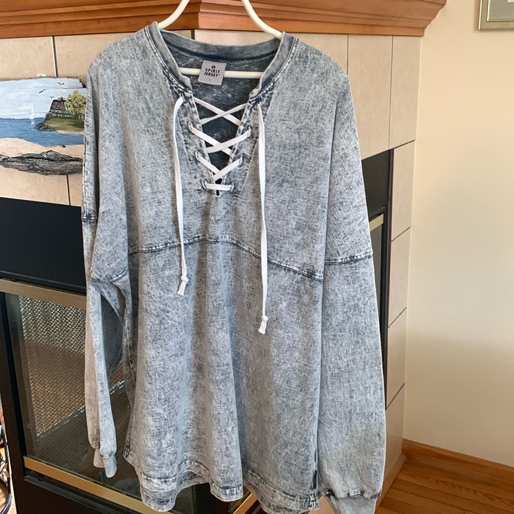 Spirit Jersey-Saratoga Springs. Unisex size large.